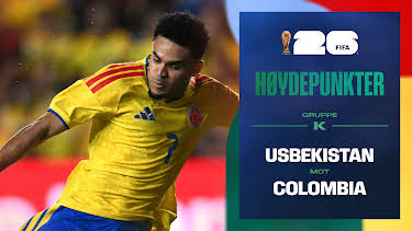 09:30: Fotball-VM 2026 Høydepunkter: Usbekistan–Colombia | NRK 1 | 6/18 2026