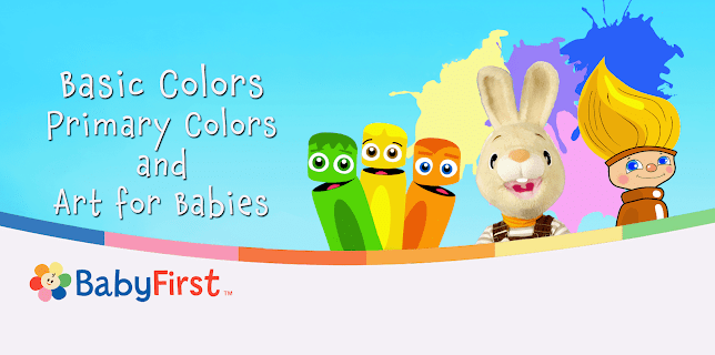 Basic Colors: Primary Colors and Art for Babies
