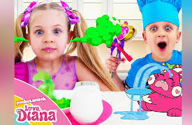 Love, Diana by pocket.watch: Diana and Roma Learn Colors With Magic Food!
