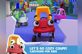 Let's Go Cozy Coupe! - Cartoons for Kids: Cozy's Night at the Movies - Popcorn Panic!