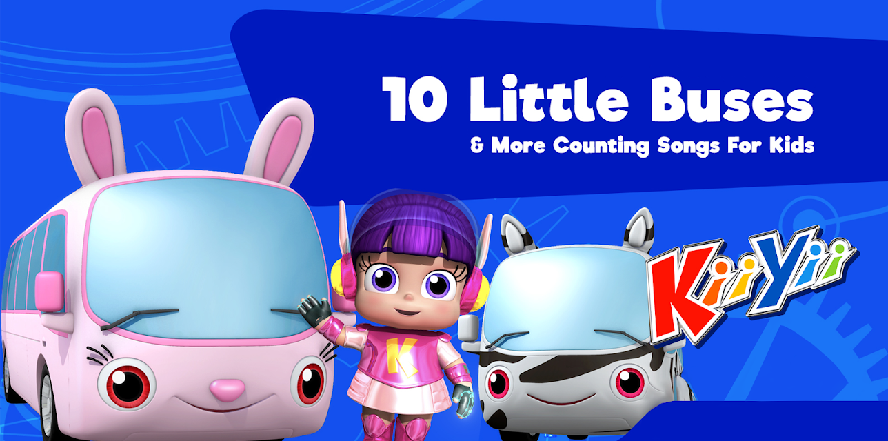 10 Little Buses & More Counting Songs For Kids - KiiYii