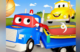 Super Truck of Car City: Super Truck: The Sandtruck / Carl is a Trampoline