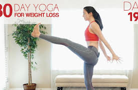 30 Day Yoga For Weight Loss with Julia Marie: Day 19 - Power Yoga HIIT Workout, Total Body Cardio