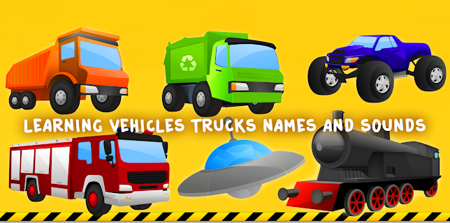 Learning Vehicles Trucks Names And Sounds