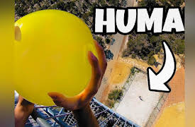How Ridiculous: DODGING WATER BALLOONS from 45m!