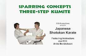 Shotokan Karate:  Sparring Concepts: Shotokan Karate: 3-step sparring (Sanbon Kumite)
