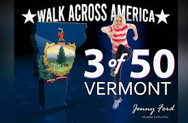 Walk Across America Program 50 Workouts / 50 States with Jenny Ford: 3 of 50 Vermont | Walk Across America | Jenny Ford