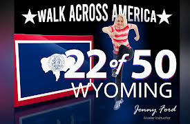 Walk Across America Program 50 Workouts / 50 States with Jenny Ford: 22 of 50 Wyoming | Walk Across America | Jenny Ford