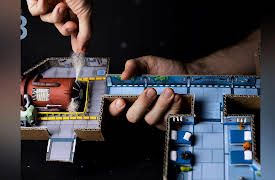 ClayClaim: Building THE SKELD (Among Us) with cardboard & clay – Part 3