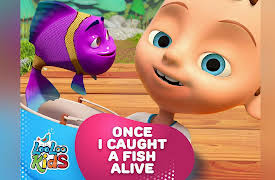 LooLoo Kids Nursery Rhymes & Children Songs: Once I Caught a Fish Alive