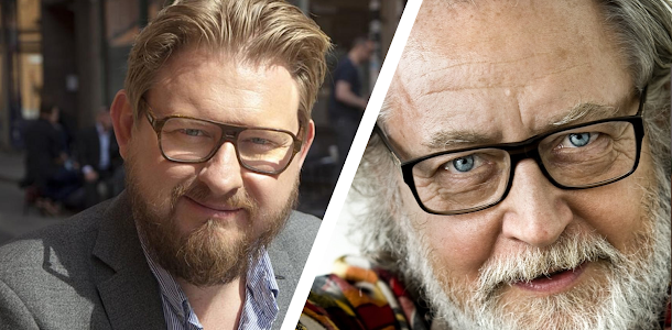 Ulf Lundells och Fredrik Virtanens känslor för  mediafamiljen exponerade- "djävla parasitsläkte"