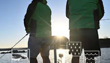 Bass en el gran lago de Portugal