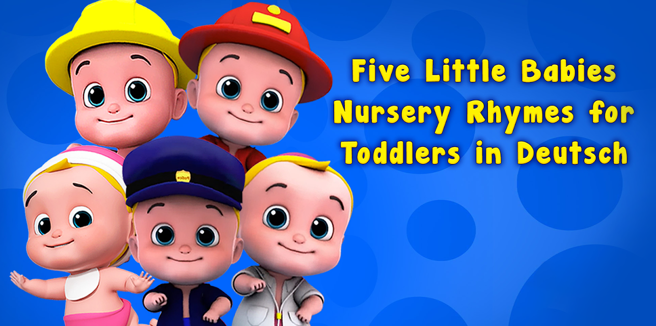 Five Little Babies Nursery Rhymes for Toddlers in Deutsch (2021)