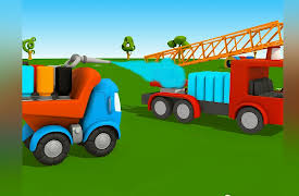 Leo The Truck: Car Trailer