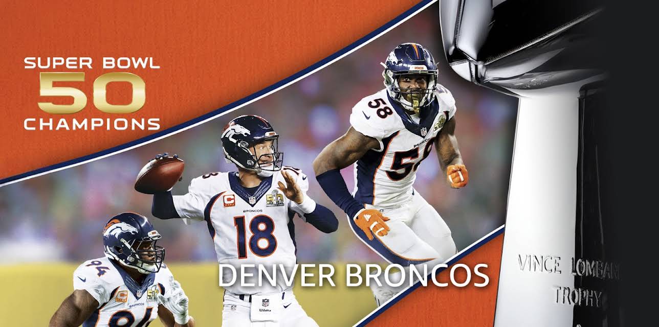 NFL Super Bowl 50 Champions Denver Broncos (2016)