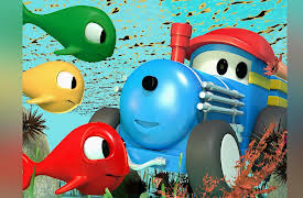 Learn with Ted The Train: Learn Colors and Shapes : Colors and Fishes