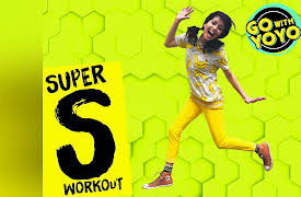 Go with YoYo!  Exercise, Yoga and Mindfulness for Kids: Super S Workout For Kids - Go with YoYo
