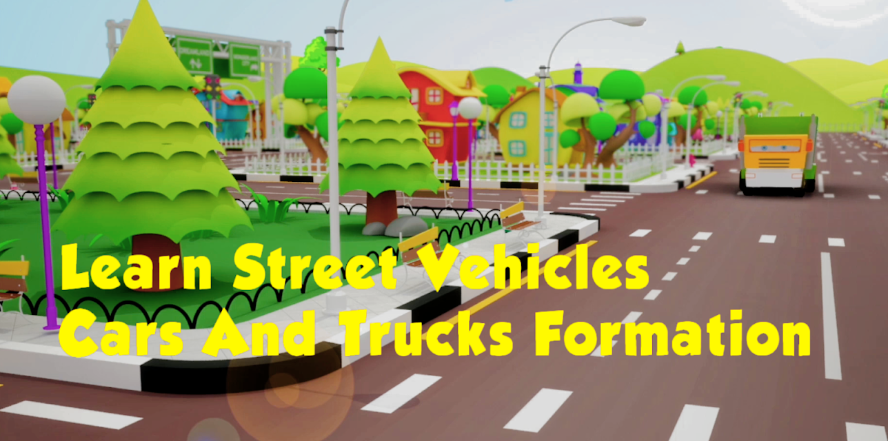 Learn Street Vehicles, Cars And Trucks Formation (2019)