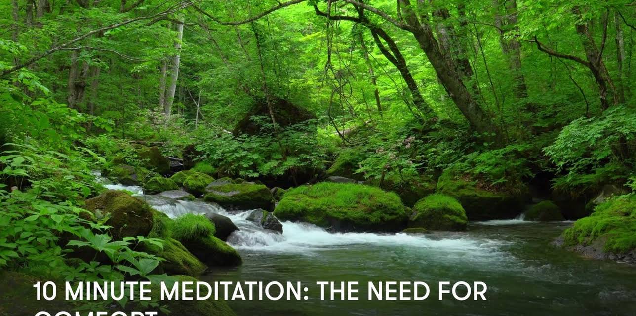 10 Minute Meditation: The Need for Comfort (2023)