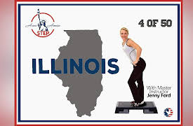 Step Across America and Learn to Step with Jenny Ford full length workouts: Illinois Chicago 4 of 50