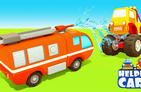 Helper Cars: Fire at the Gas Station