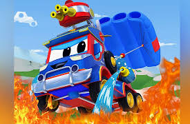 Super Truck - Carl the Transformer: The Christmas tree is burning / Gift rain on Car City / Black out on Christmas's eve / The traffic jam