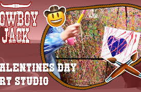 Cowboy Jack: Valentines Day Art Studio Field Trip for Kids