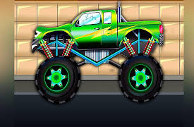 Stories of Funny Cars: Green Monster Truck