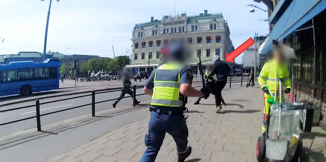 Fångat på polisens kamera