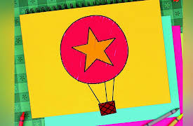 Super Simple Draw: Hot Air Balloon