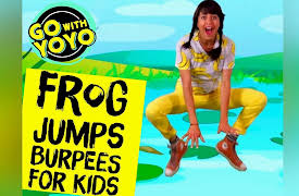 Go with YoYo!  Exercise, Yoga and Mindfulness for Kids: Exercise like FROGS plus burpees! Go with YoYo