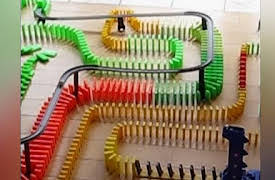 Hevesh5: Domino Rally 13