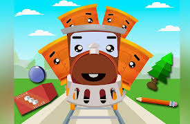 Kids Fun - Learning with Train: Learning colors in English together with the Train