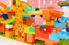 Genevieve's Playhouse: Best Marble Maze Building Block Toy