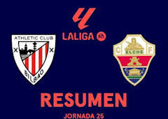 Resúmenes LALIGA EA Sports (T25/26): Athletic - Elche