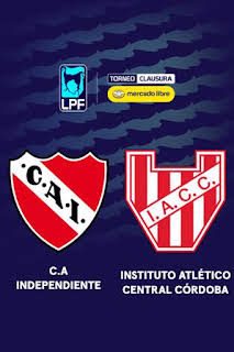 00:05: Liga Argentina. Torneo Clausura (T2026): Independiente - Instituto | M. Liga de Campeones | 10/3 2026