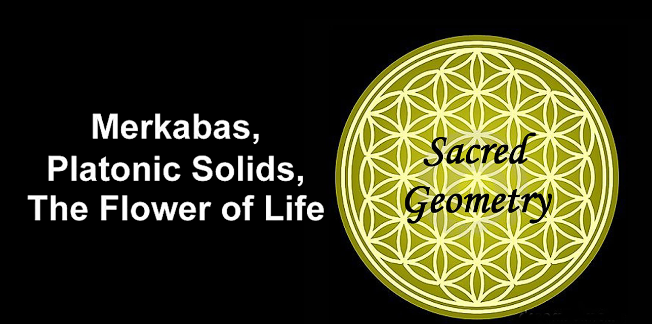 Sacred Geometry Part 3 - Merkabas, Platonic Solids, The Flower of Life ...