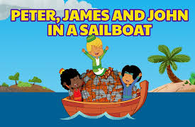 3 Little Words: God is Love: Peter, James and John In a Sailboat