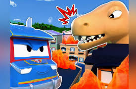 Car City : Dino Drives!: Make Way for Dinosaurs / T-Rex Menace