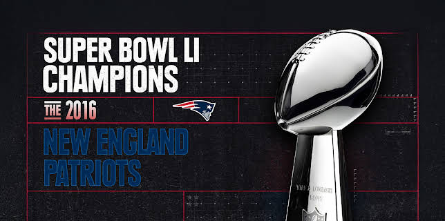 NFL Super Bowl LI Champions New England Patriots (2019)