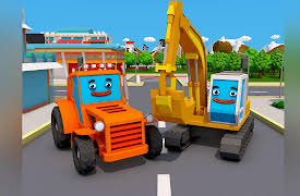 Cars Town: Cars Town: The Tractor and the Excavator