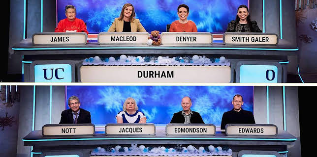 8:30 PM: University Challenge | BBC Two | 12/22 2025