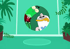 Duck and Frog