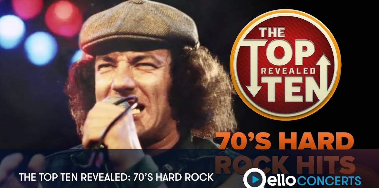 The Top Ten Revealed: 70’s Hard Rock Hits (2018)