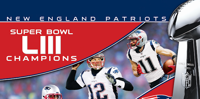 NFL Super Bowl LIII Champions New England Patriots (2019)