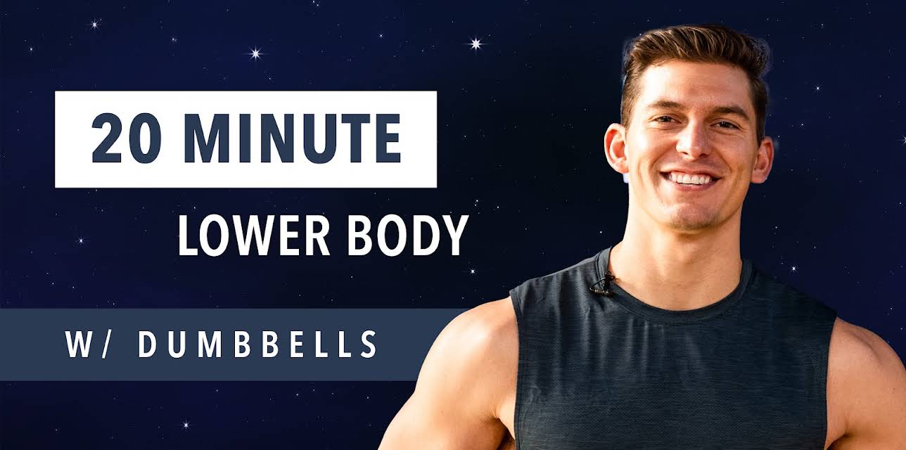 Tanner Courtad: Future Self Workouts - 20 Minute Lower Bodyweight Only with Dumbbells (2025)