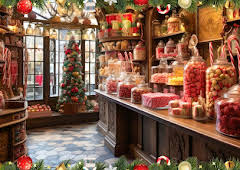 World's Biggest Sweet Shop at Christmas