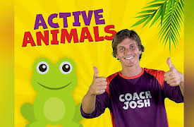 Coach Josh - Kids Fitness: Frog Jumps | Active Animals with Coach Josh