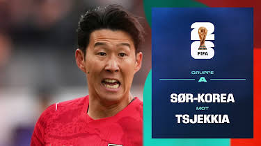 03:55: FIFA Fotball-VM 2026: Sør-Korea–Tsjekkia | NRK 1 | 6/12 2026