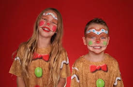Holiday Crafts with Slick Slime Sam and more!: Gingerbread Man Makeup and Costume